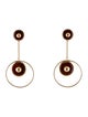 Tory Burch Resin Linear Drop Earrings