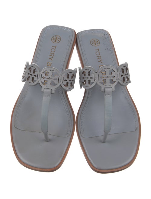 Tory Burch Leather T-Strap Sandals