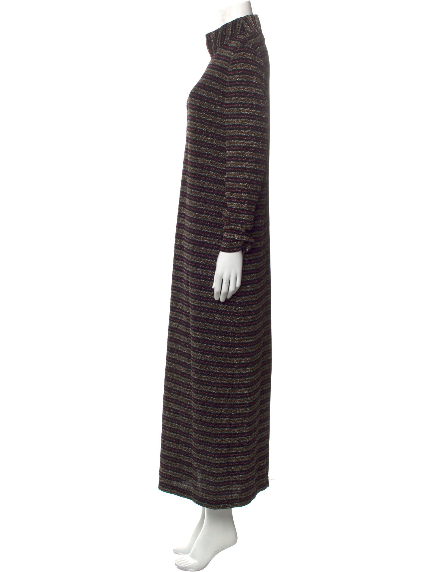 Tory Burch Striped Long Dress