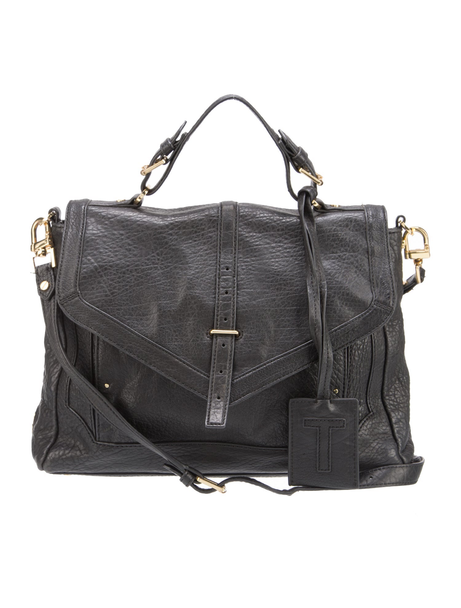 Tory Burch Leather Top Handle Bag Blue Handle Bags, Handbags