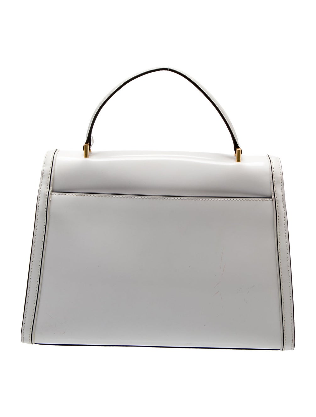 Tory Burch Leather Top Handle Bag White Handle Bags, Handbags