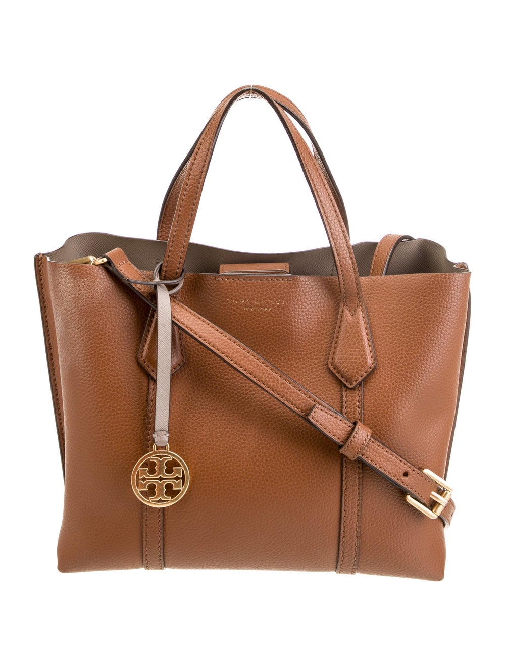 Tory Burch Leather Tote Neutrals Crossbody Bags, Handbags WTO683074