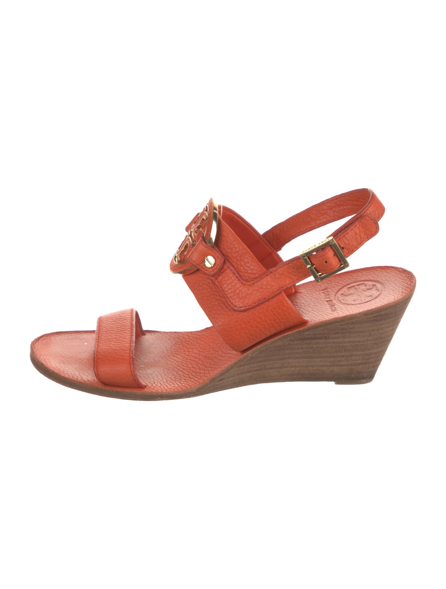Tory Burch Leather Slingback Sandals