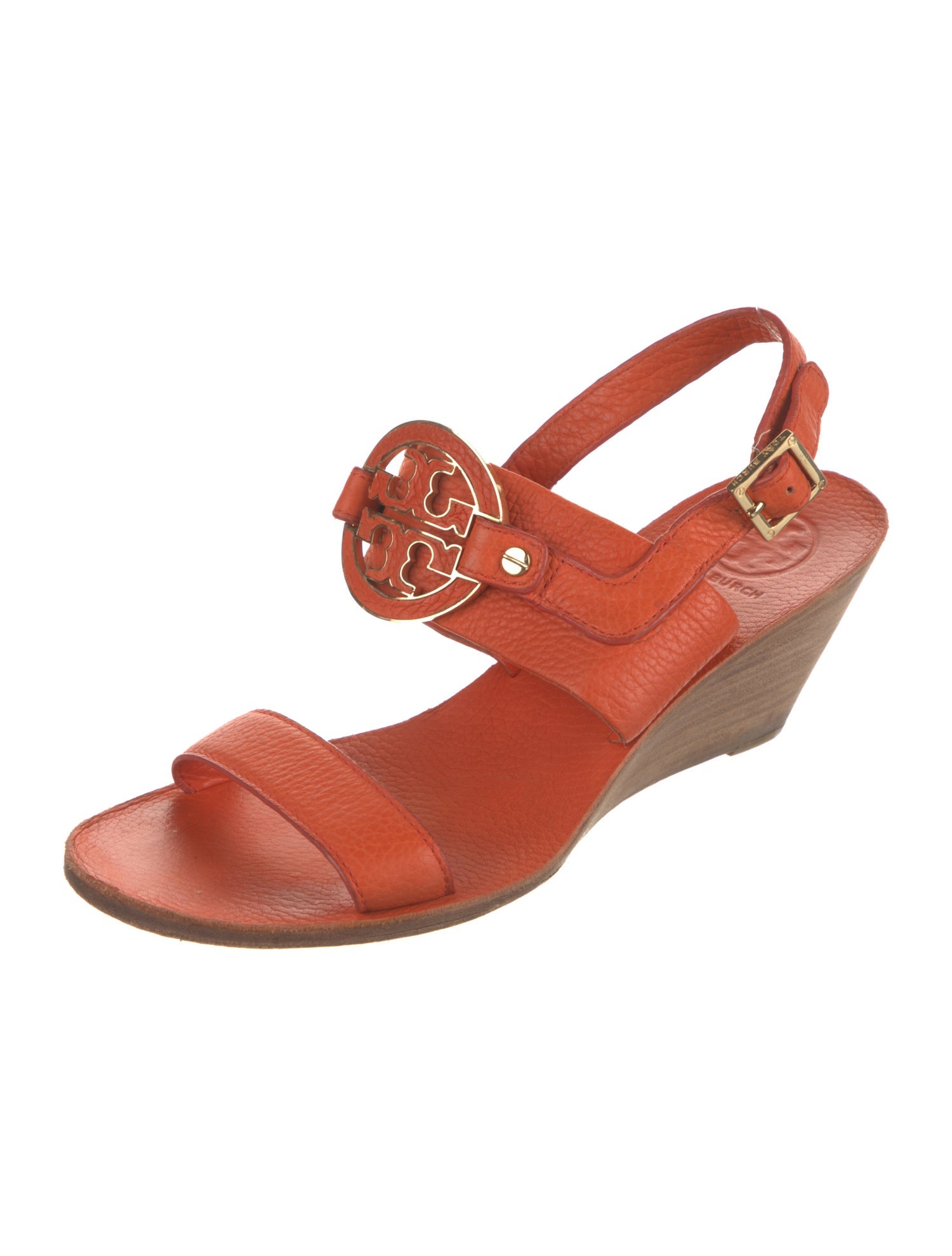 Tory Burch Leather Slingback Sandals