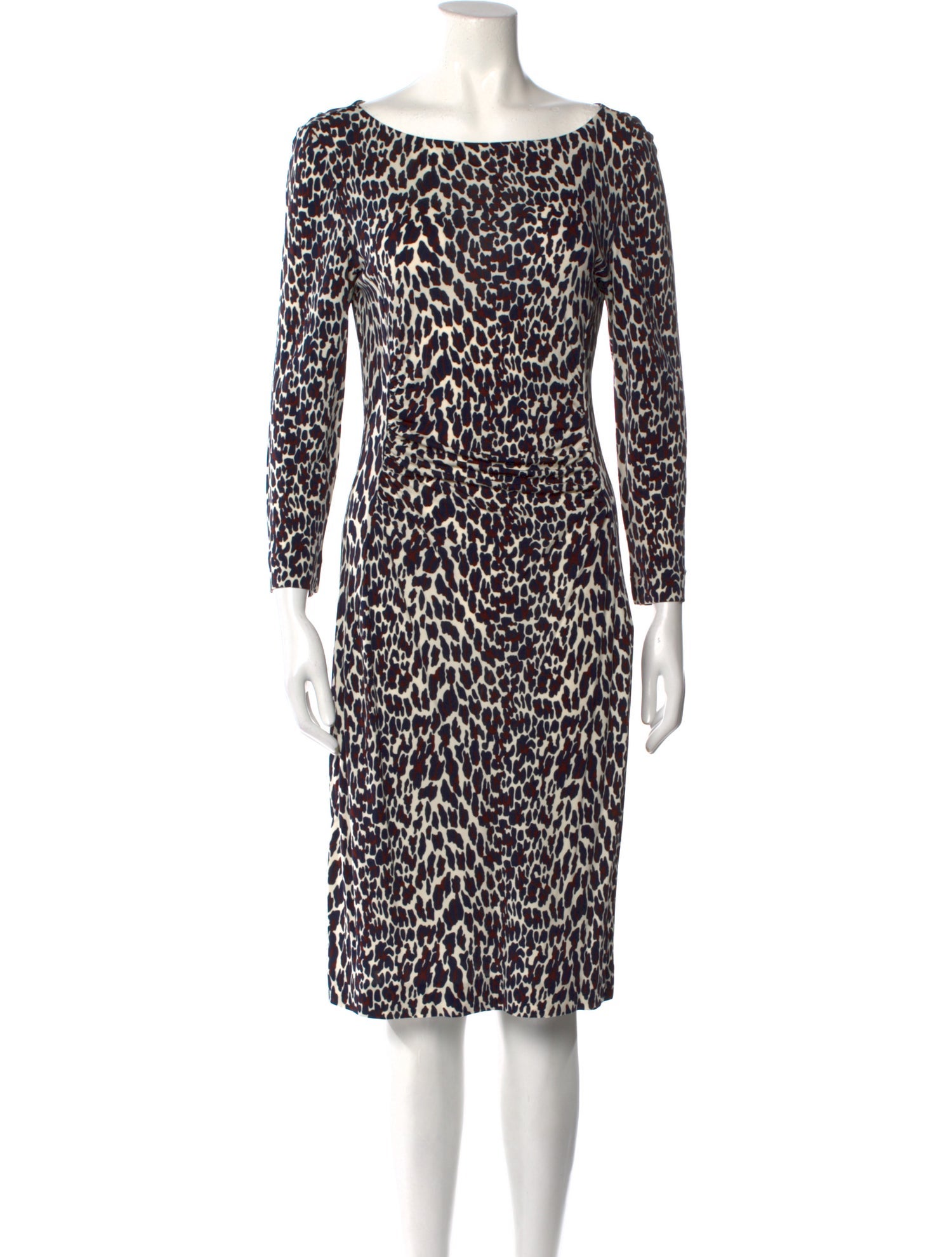 Tory Burch Animal Print KneeLength Dress Neutrals Dresses, Clothing