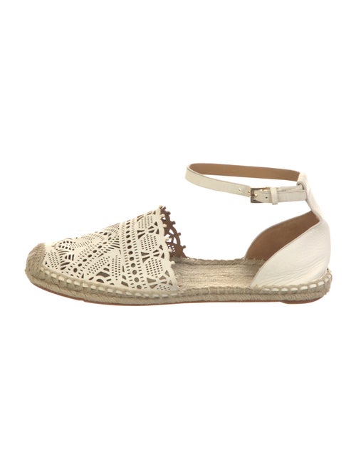Tory Burch Leather Patterned Espadrilles