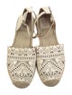 Tory Burch Leather Patterned Espadrilles
