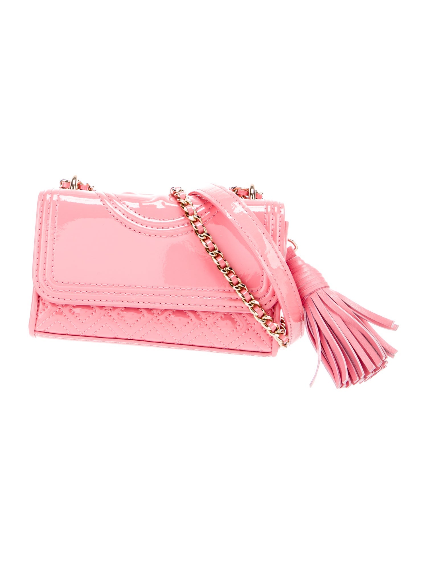 Tory Burch Patent Leather Crossbody Bag Pink Crossbody Bags, Handbags
