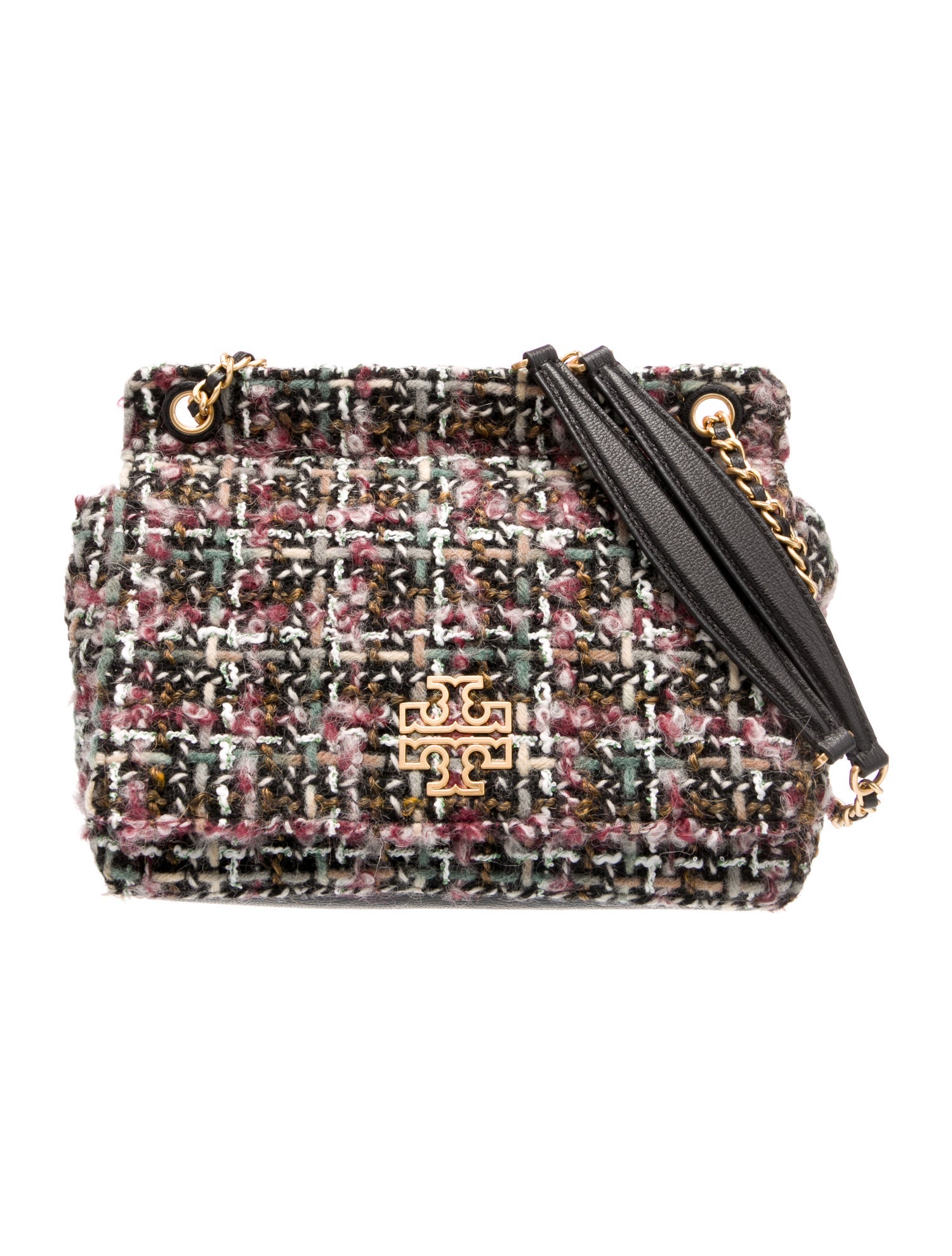 Tory Burch Tweed Shoulder Bag w/ Tags Pink Shoulder Bags, Handbags