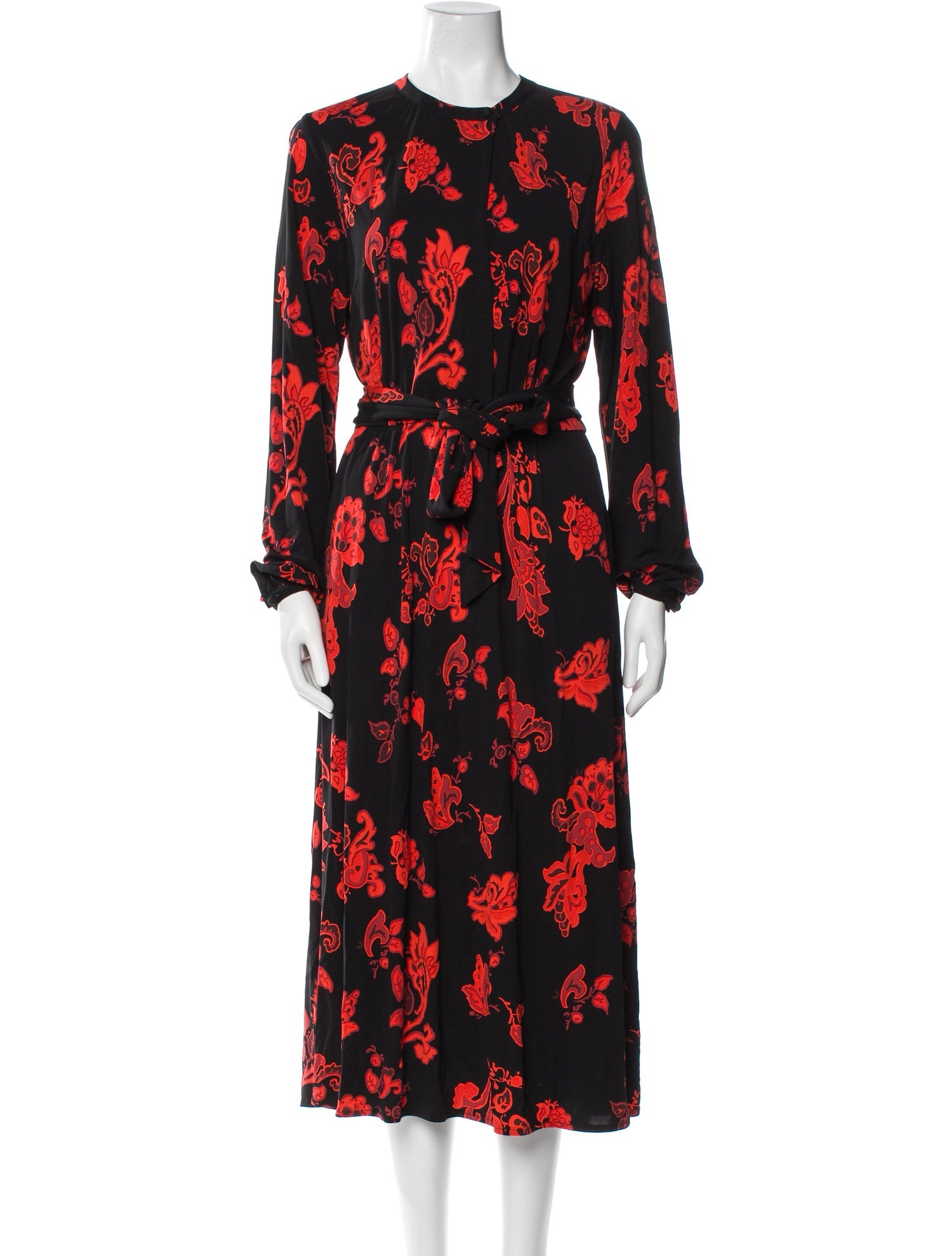 Tory Burch Floral Print Long Dress
