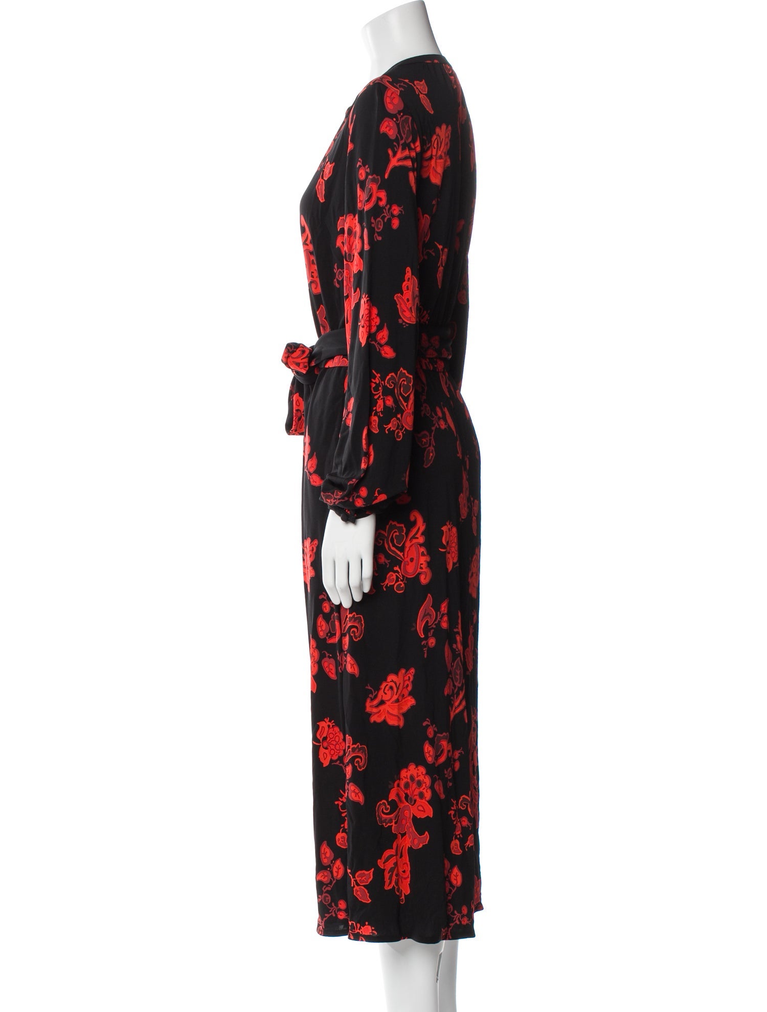 Tory Burch Floral Print Long Dress