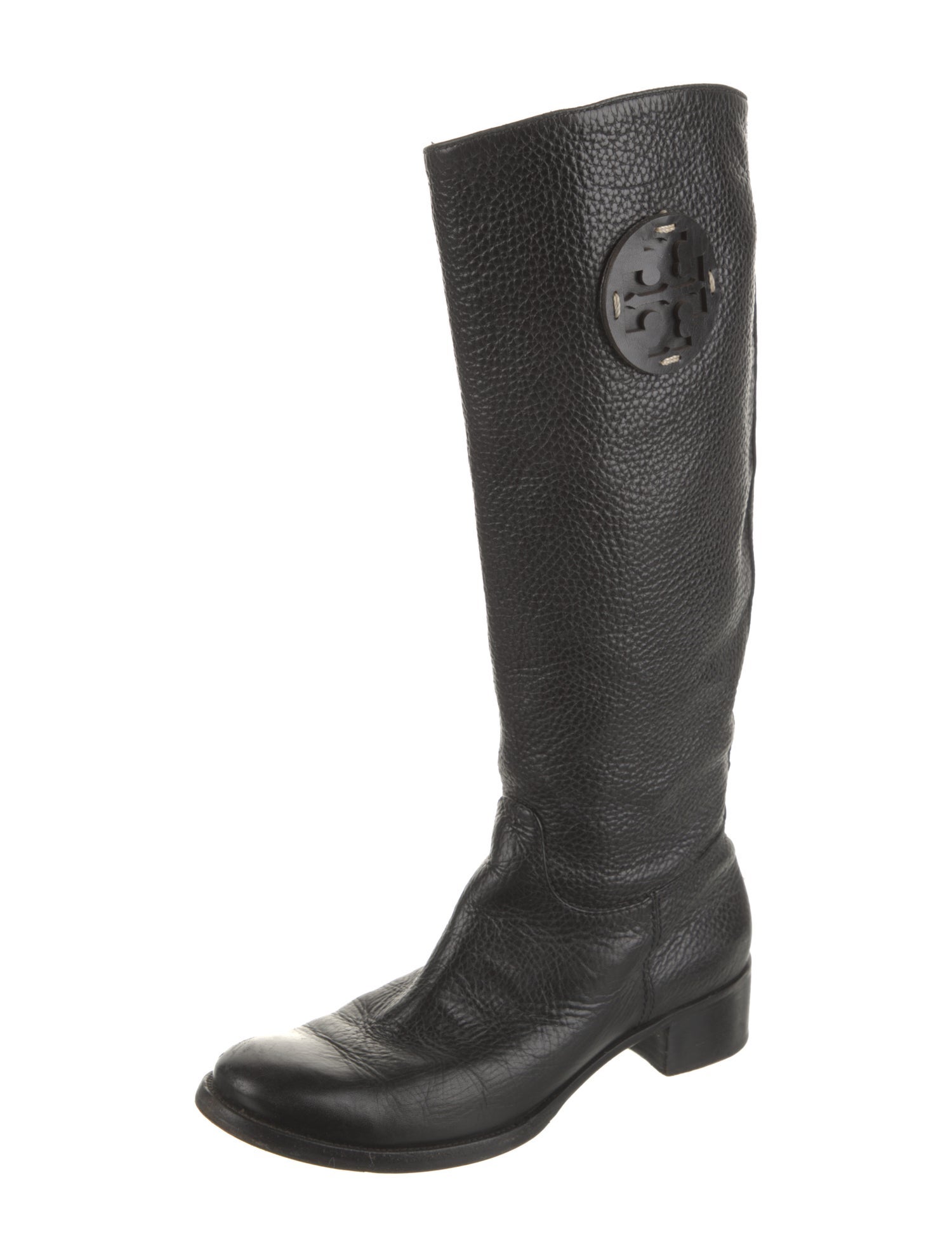 Tory Burch Leather Riding Boots