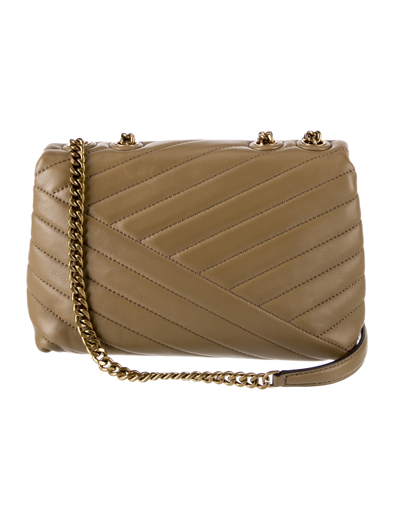 Tory Burch Leather Shoulder Bag - Brown Shoulder Bags, Handbags