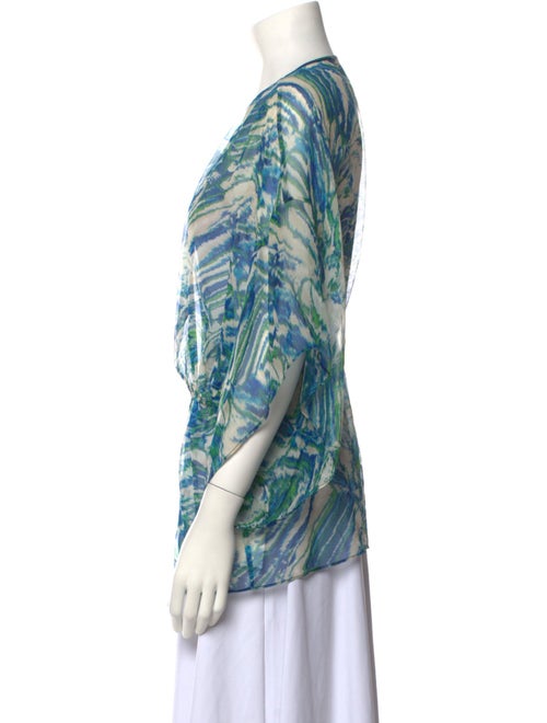 Tory Burch Printed Scoop Neck Tunic