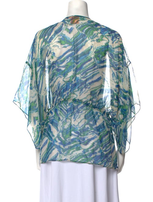 Tory Burch Printed Scoop Neck Tunic