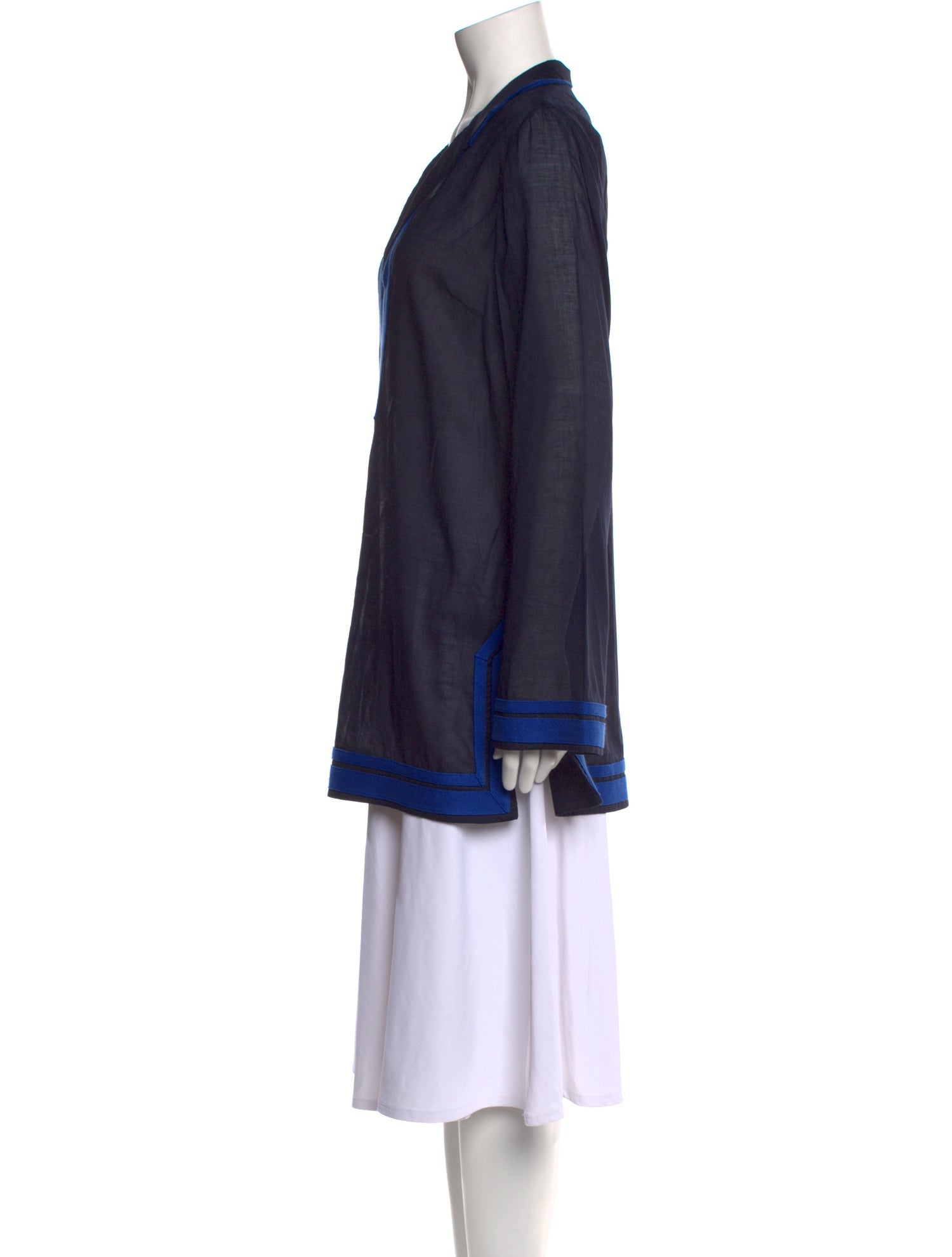 Tory Burch V-Neck Long Sleeve Tunic