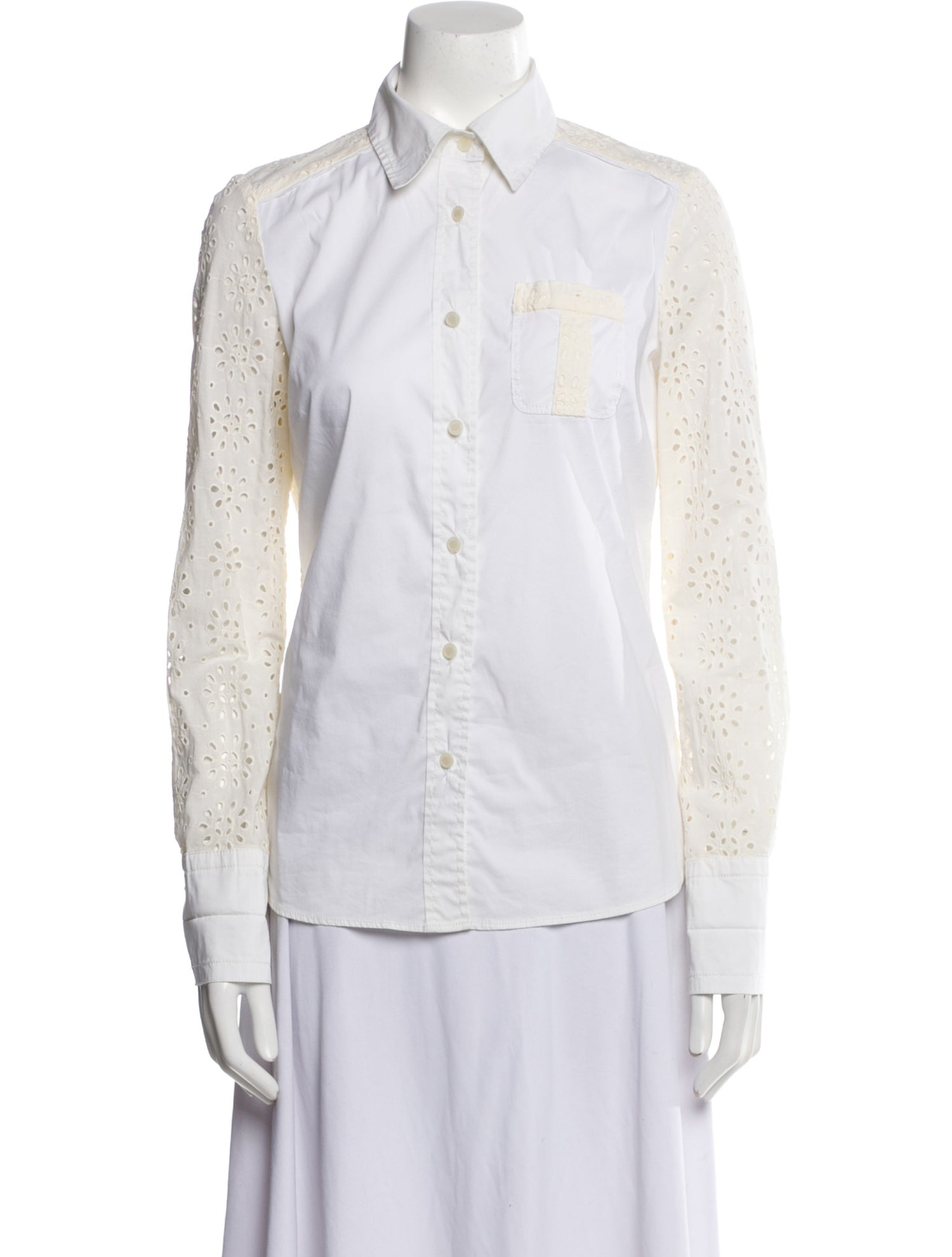 The Woodrow Button Top