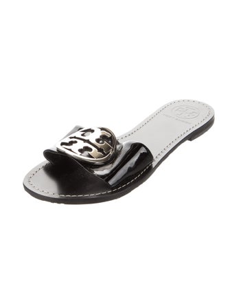 Tory Burch Patent Leather Slides