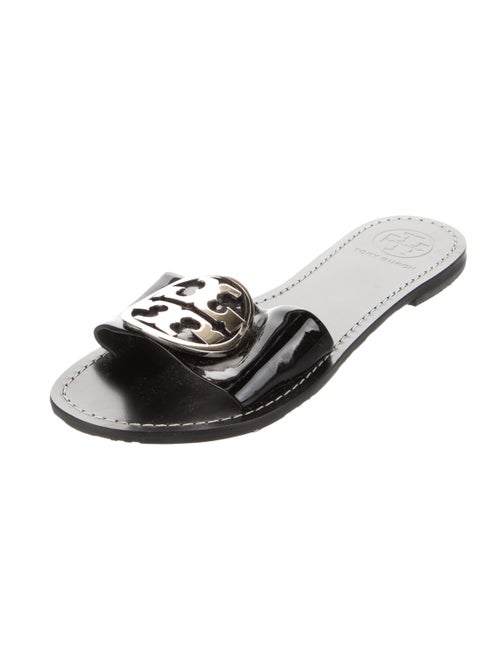 Tory Burch Patent Leather Slides