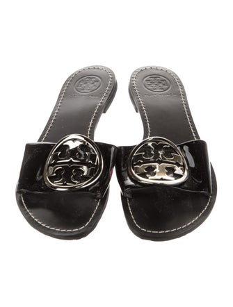 Tory Burch Patent Leather Slides