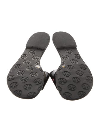 Tory Burch Patent Leather Slides