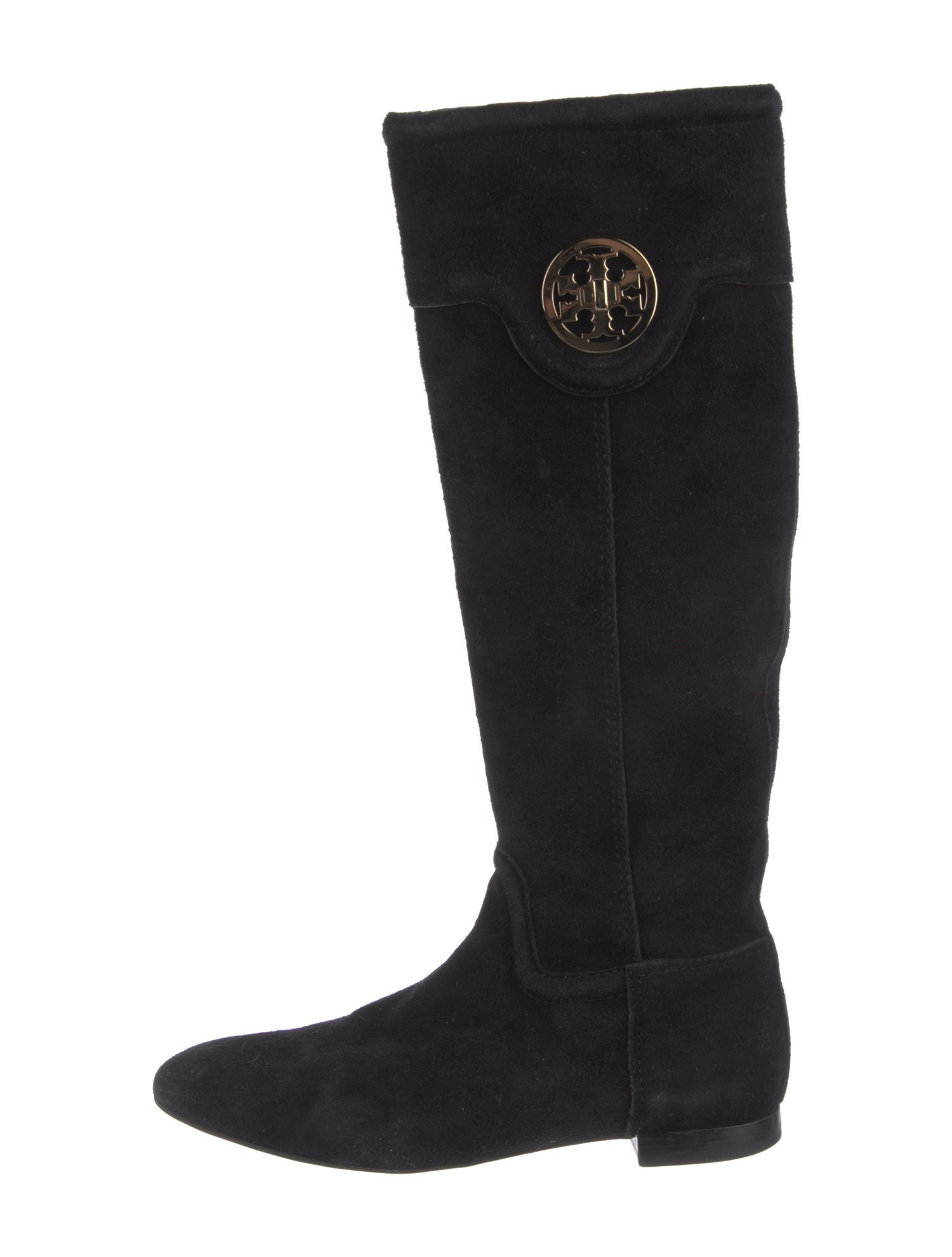 Tory Burch Suede Riding Boots