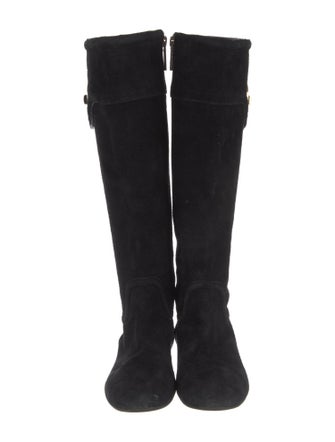 Tory Burch Suede Riding Boots