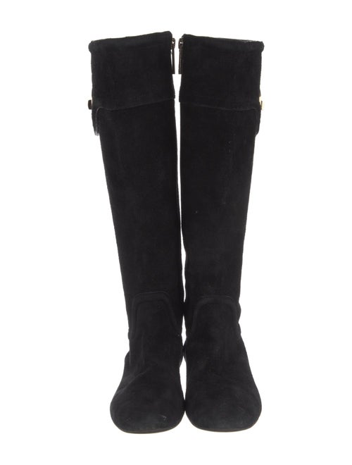 Tory Burch Suede Riding Boots