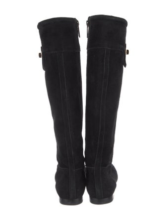 Tory Burch Suede Riding Boots