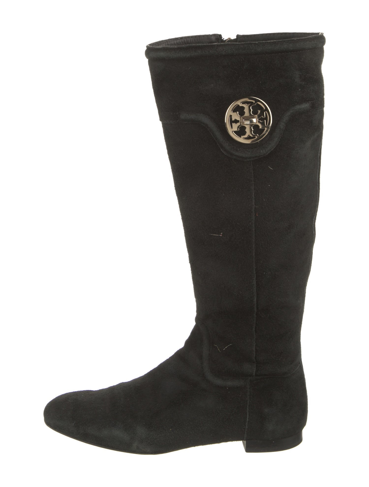 Tory Burch Suede Riding Boots