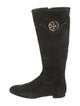 Tory Burch Suede Riding Boots