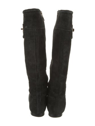 Tory Burch Suede Riding Boots