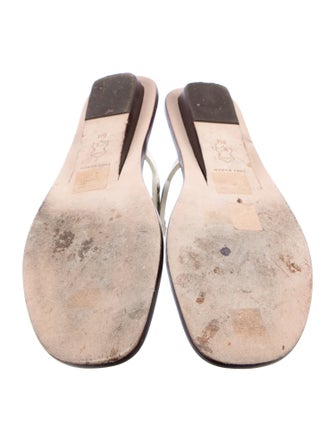 Tory Burch Leather Flip Flops