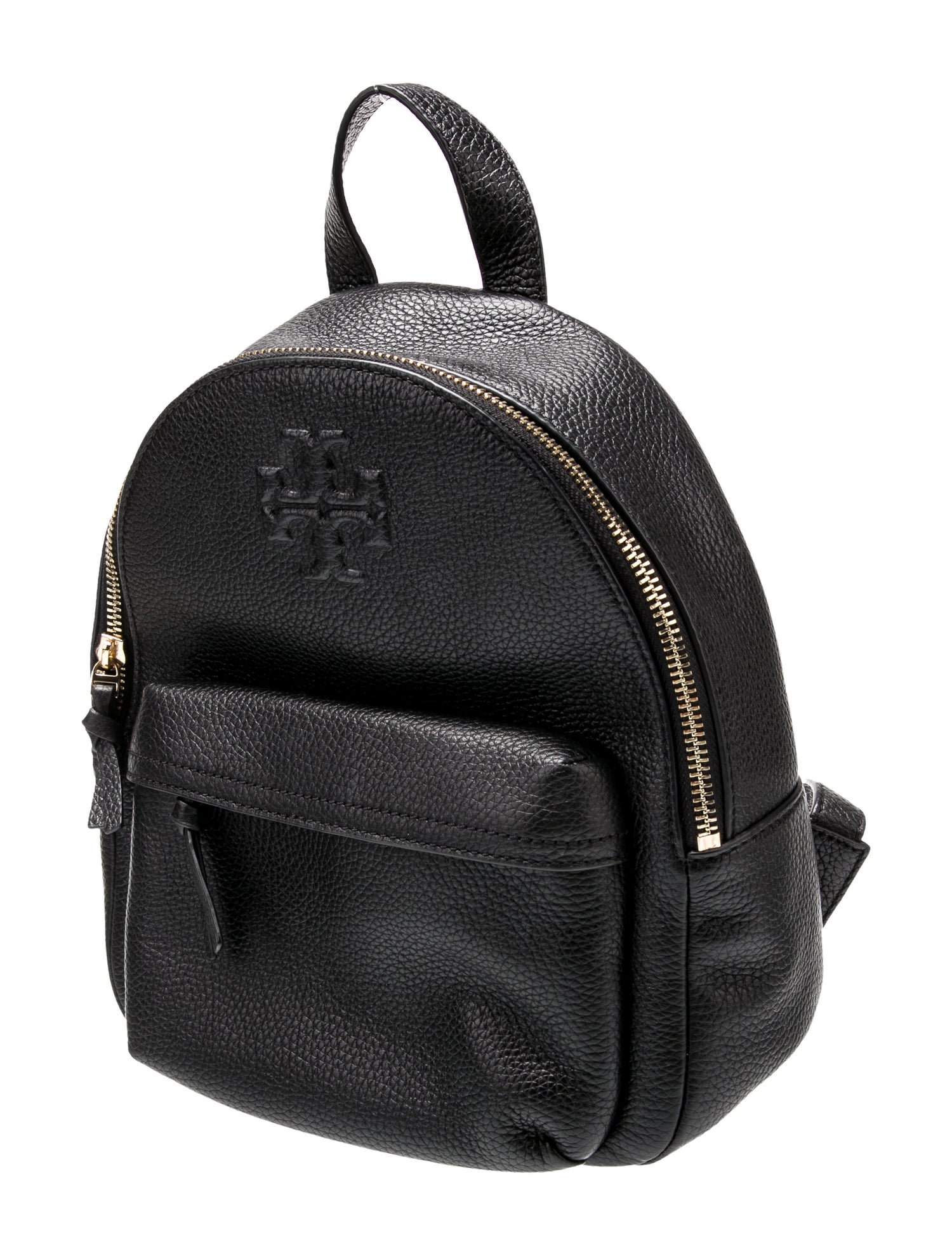 TORY BURCH / リュック/レザー/BLK/無地 Tory Burch Leather Backpack - Black Backpacks, Handbags