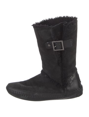 Tory Burch Boots Suede 8