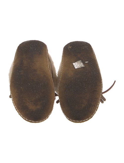 Tory Burch Suede Tassel Accents Lace-Up Boots