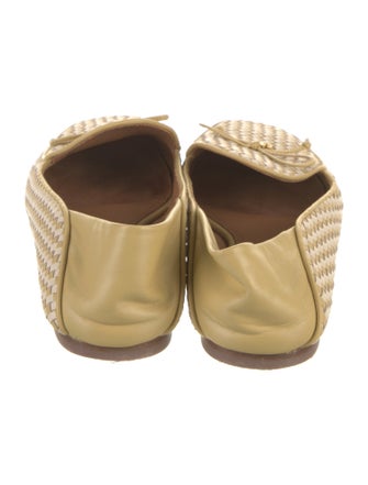 Tory Burch Leather Patterned Loafers