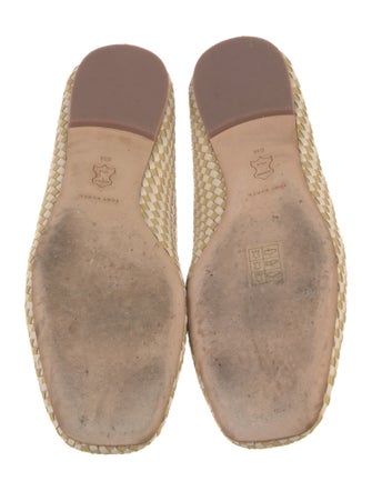 Tory Burch Leather Patterned Loafers