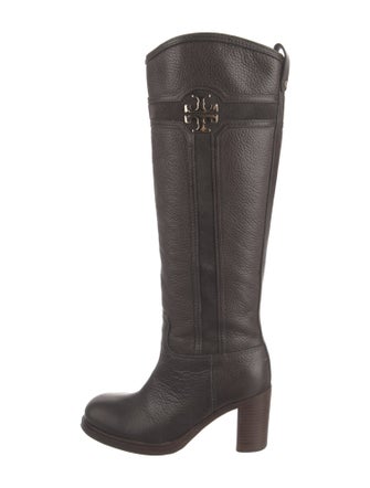 Tory Burch Leather Riding Boots