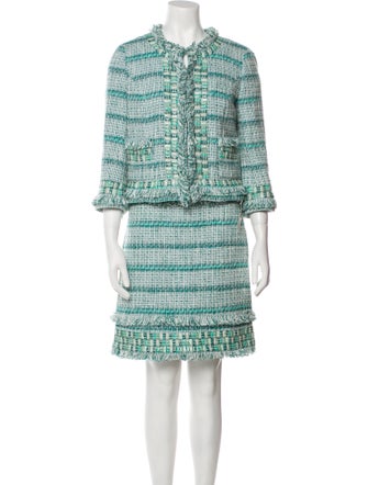 Tory Burch Tweed Pattern Skirt Set