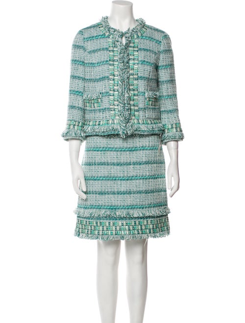 Tory Burch Tweed Pattern Skirt Set