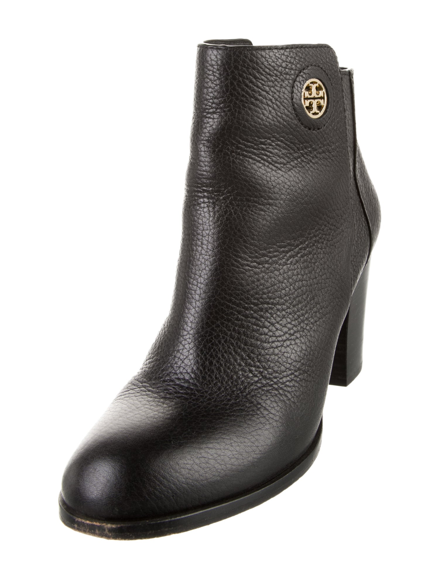 Tory Burch Leather Studded Accents Boots