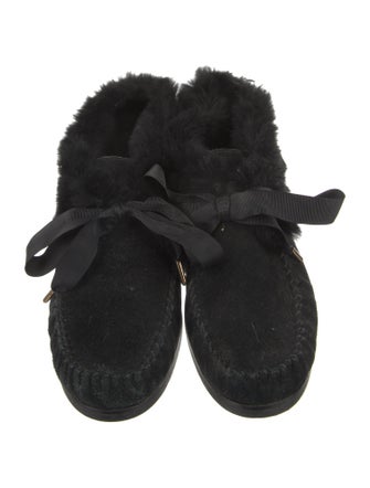 Tory Burch Suede Lace-Up Boots