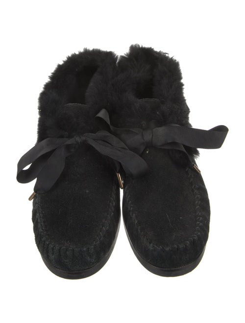 Tory Burch Suede Lace-Up Boots