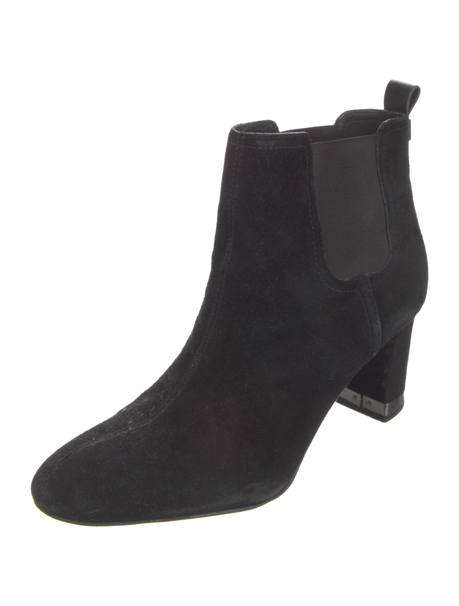 Tory Burch Suede Grosgrain Trim Chelsea Boots