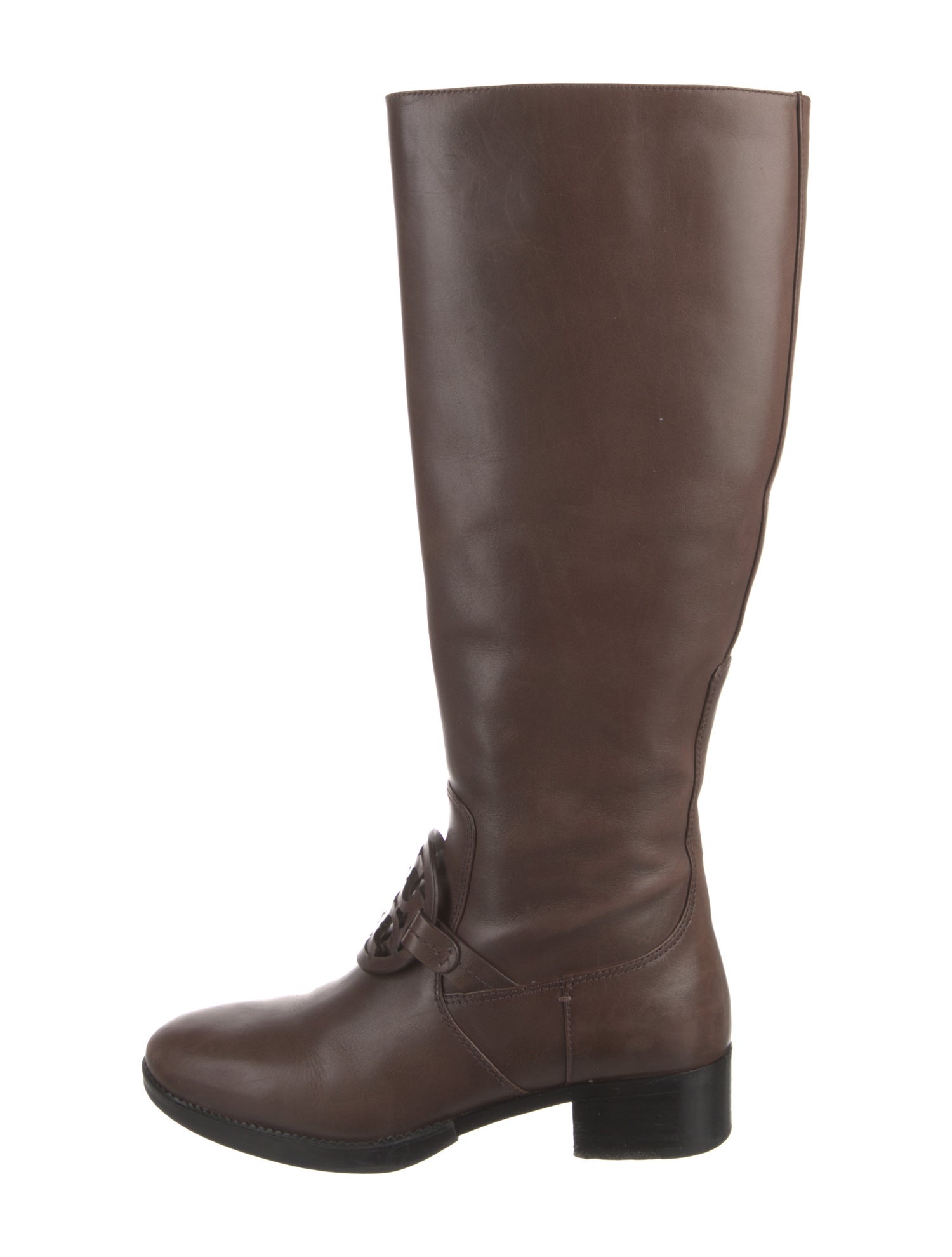 Tory Burch Leather Riding Boots