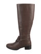 Tory Burch Leather Riding Boots