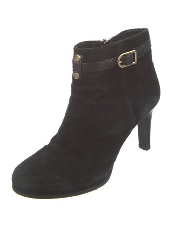 Tory Burch Suede Studded Accents Boots