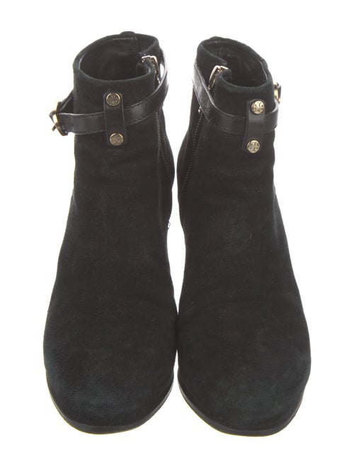 Tory Burch Suede Studded Accents Boots