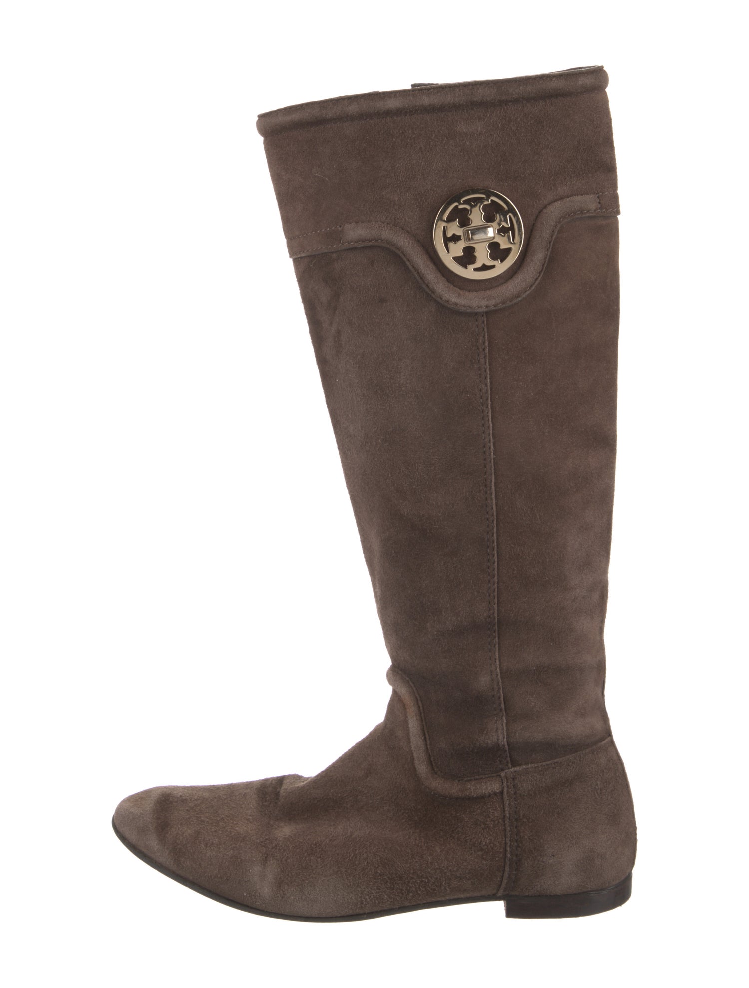 Tory Burch Suede Riding Boots